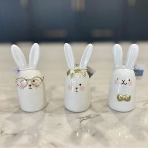 Target Easter Small Ceramic Bunny Figural Set of 3